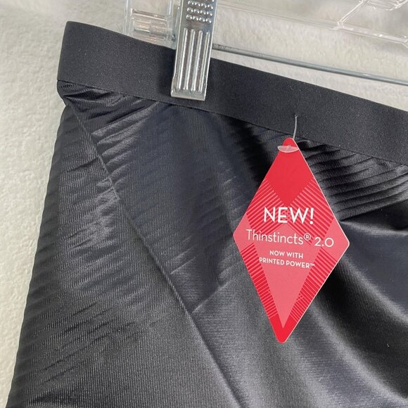 Spanx Thinstincts 2.0 High Waisted Brief Womens 3XL Black Shapewear Smoothing - Picture 3 of 7